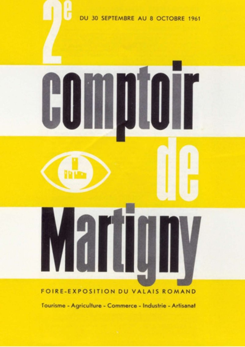 Foire du Valais - affiche 1961