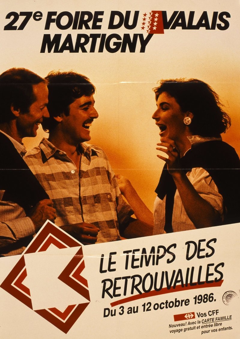 Foire du Valais - Affiche 1986